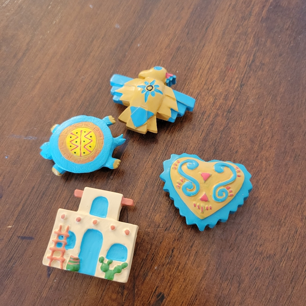 Vintage southwestern style button covers